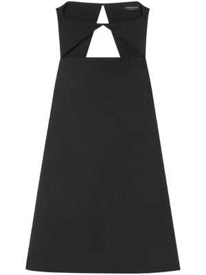 VERSACE Elegant Mini Cocktail Dress in Double Wool