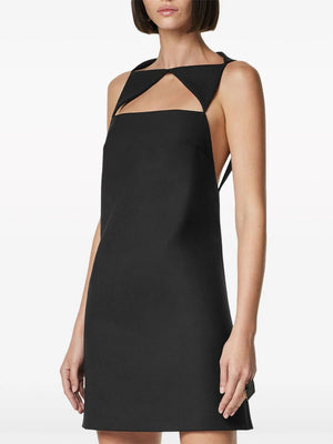 VERSACE Elegant Mini Cocktail Dress in Double Wool