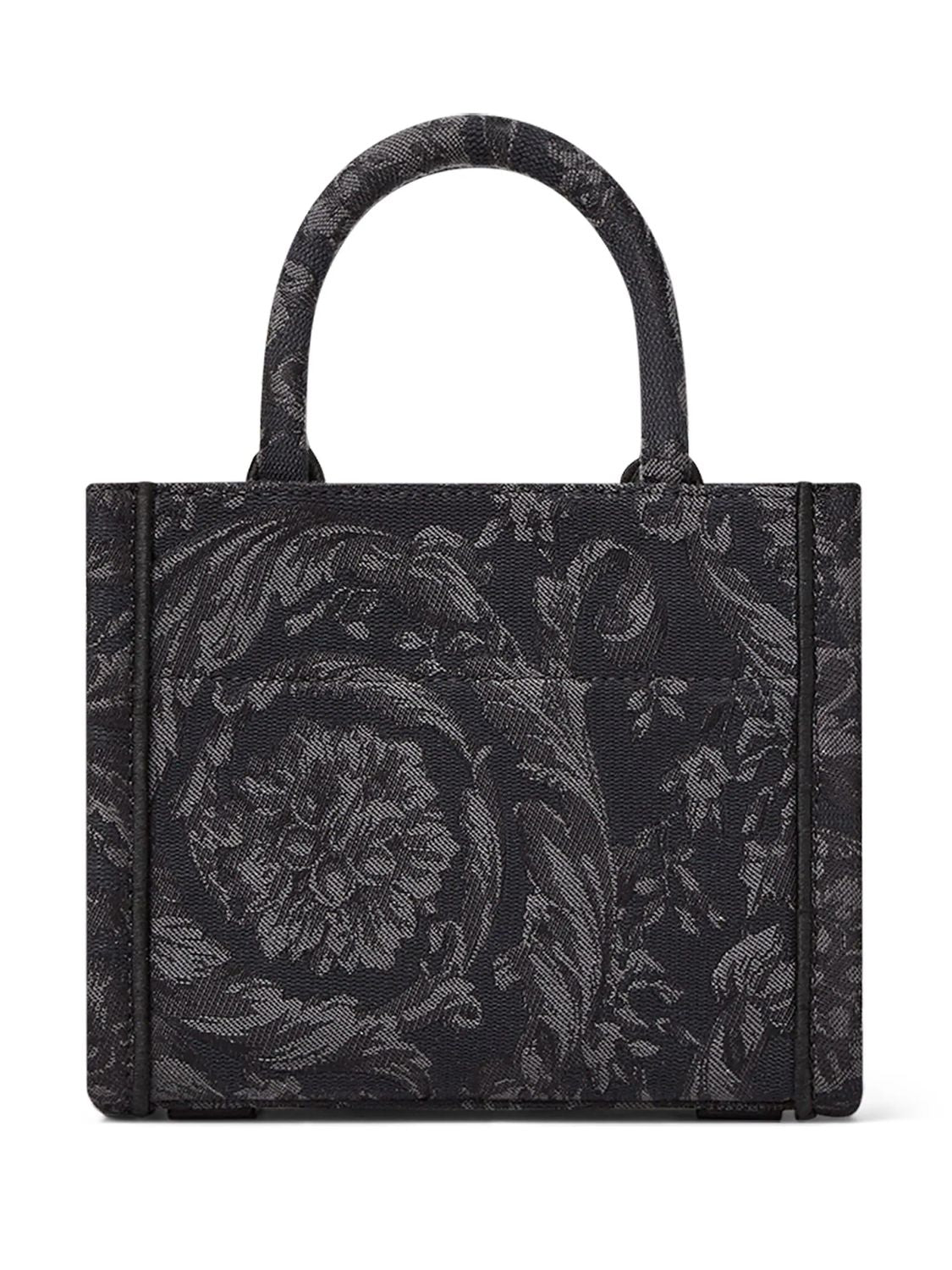 VERSACE Baroque-Inspired Mini Tote Handbag