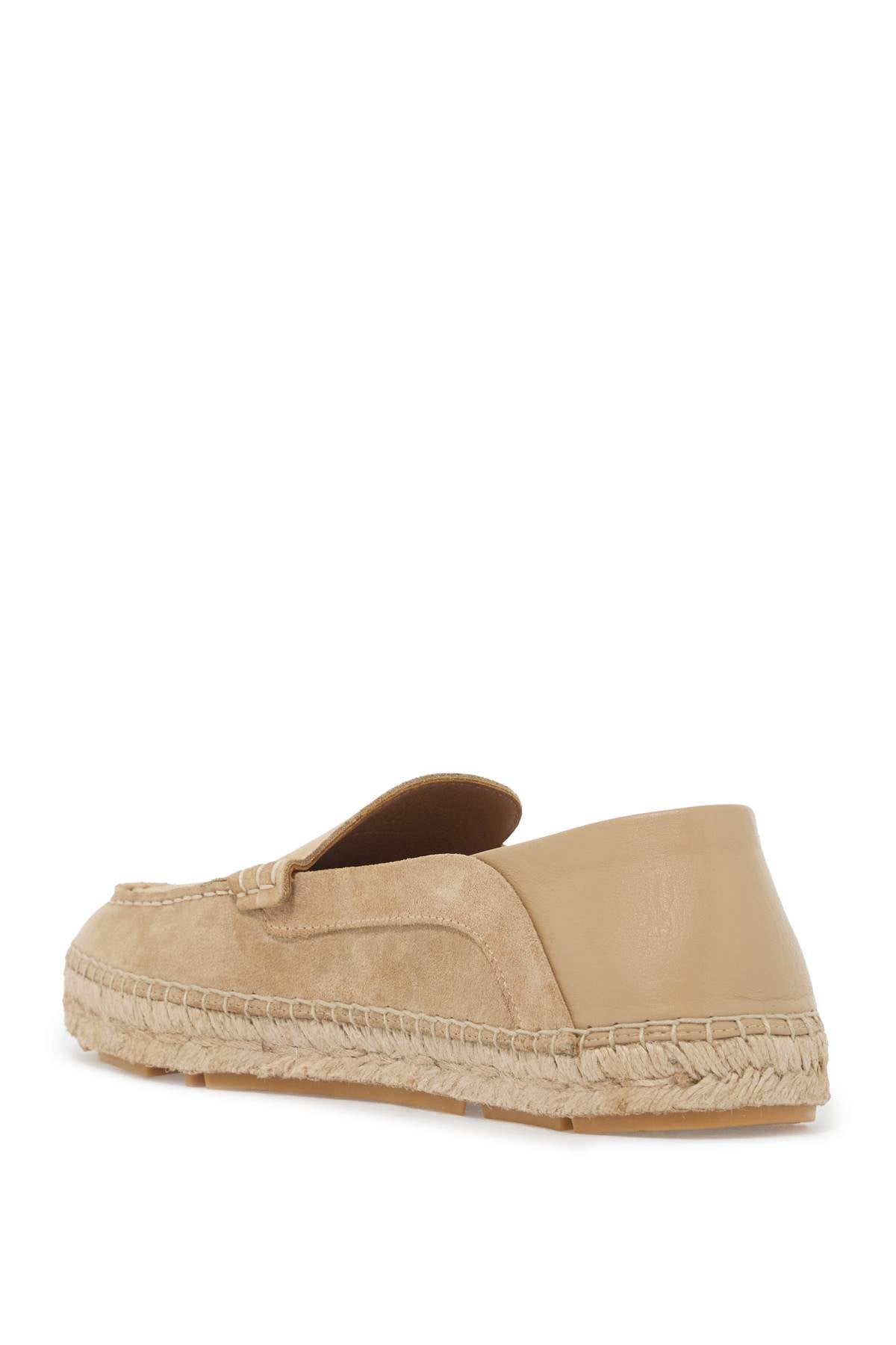 VERSACE Luxury Suede Moccasin Espadrilles