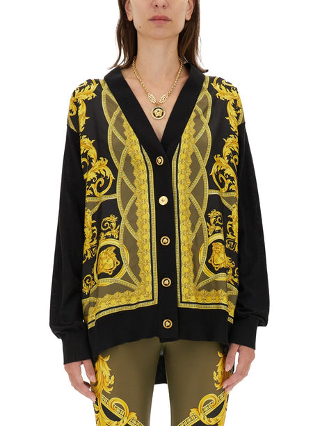 VERSACE Chic Twill Knit Sweater - Size 40 IT