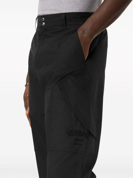 VERSACE Tailored Cotton Trousers for Men