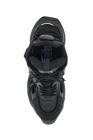 VERSACE Men's Premium Leather Sneakers