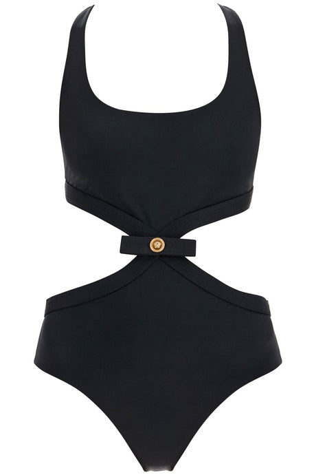 VERSACE Iconic One-Piece Swimsuit with Cut-Out Design - Size 2