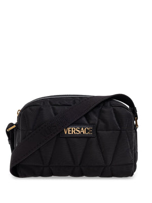 VERSACE Myth Nylon Mini Crossbody Handbag