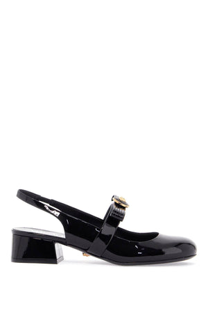 VERSACE Ribbon Slingback Pumps