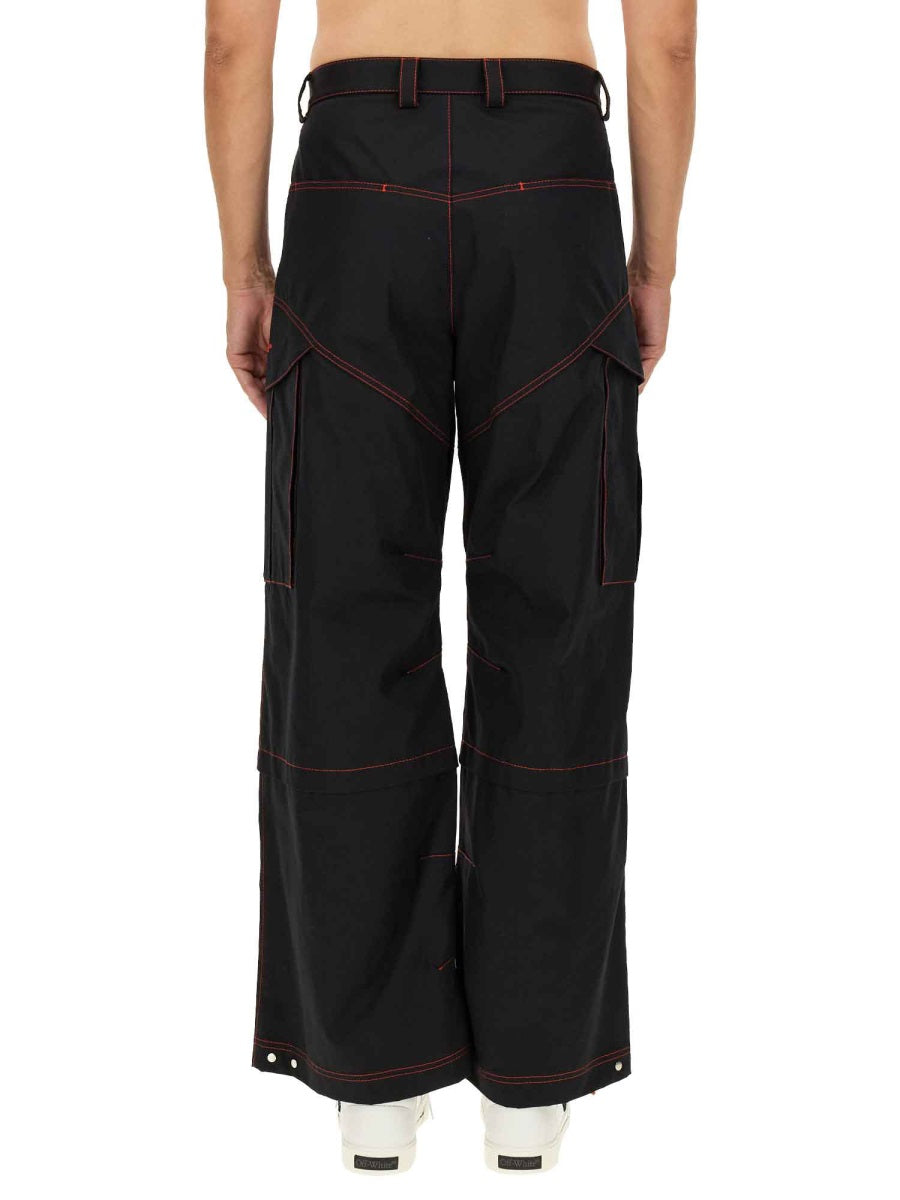 OFF-WHITE Men's Straight Fit Cargo Pants - Size 50 IT