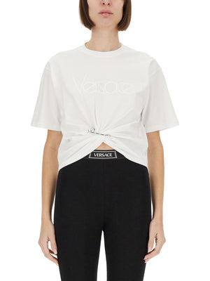 VERSACE Safety Pin Mini T-Shirt - Size 40