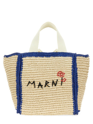 MARNI Mini Shopper Handbag with Elegant Contrast