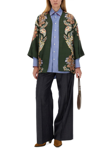 ETRO Silk Twill Kesa Jacket - Regular Fit