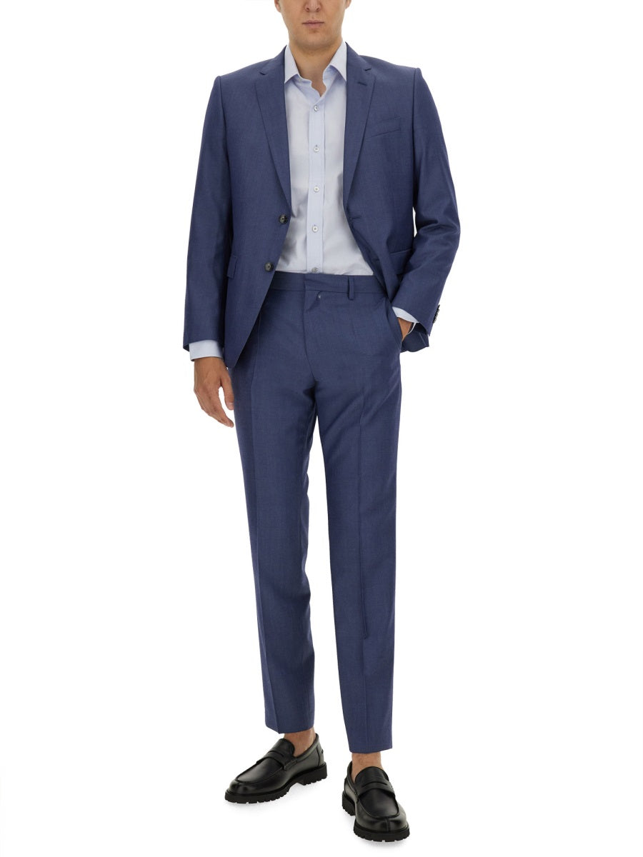 BOSS Slim Fit Suit for Men - Size 48 IT