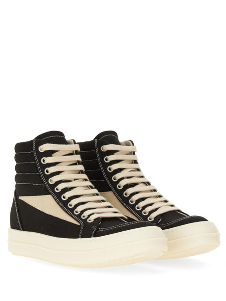 RICK OWENS DRKSHDW Cotton Logo Sneakers for Women - FW24 Collection