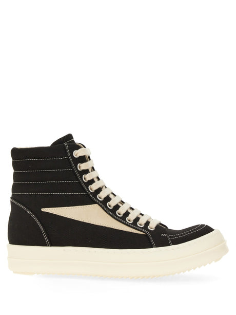 RICK OWENS DRKSHDW Cotton Logo Sneakers for Women - FW24 Collection