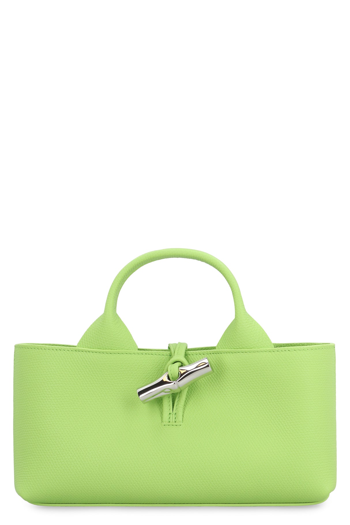 LONGCHAMP Mini Leather Handbag with Antler Fastening