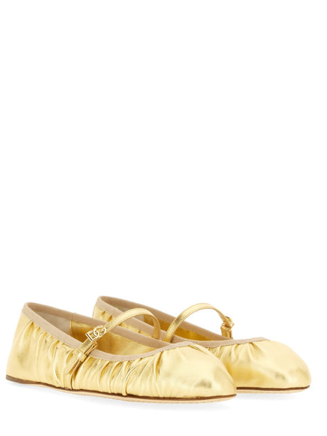 DOLCE & GABBANA Luxury Nappa Ballerina Flats for Women