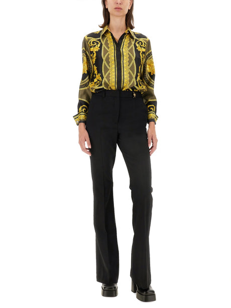 VERSACE Silk Coupe Des Dieux Shirt - Size 40