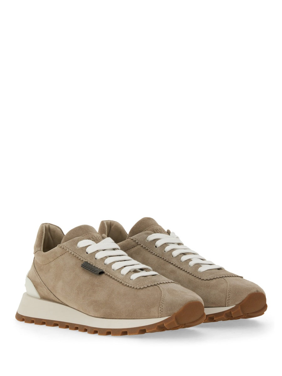 BRUNELLO CUCINELLI Suede Sneakers for Women - FW24 Collection