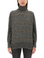 BRUNELLO CUCINELLI Oversized Turtleneck Shirt for Women - Size S