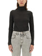 BRUNELLO CUCINELLI Slim Fit Turtleneck Shirt - Women's Size S