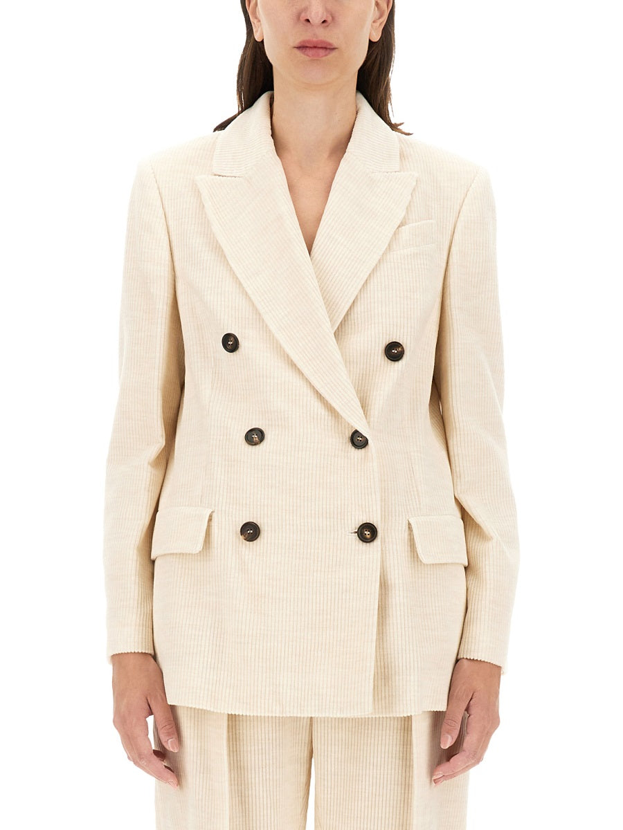 BRUNELLO CUCINELLI Women's Double-Breasted Jacket - Regular Fit