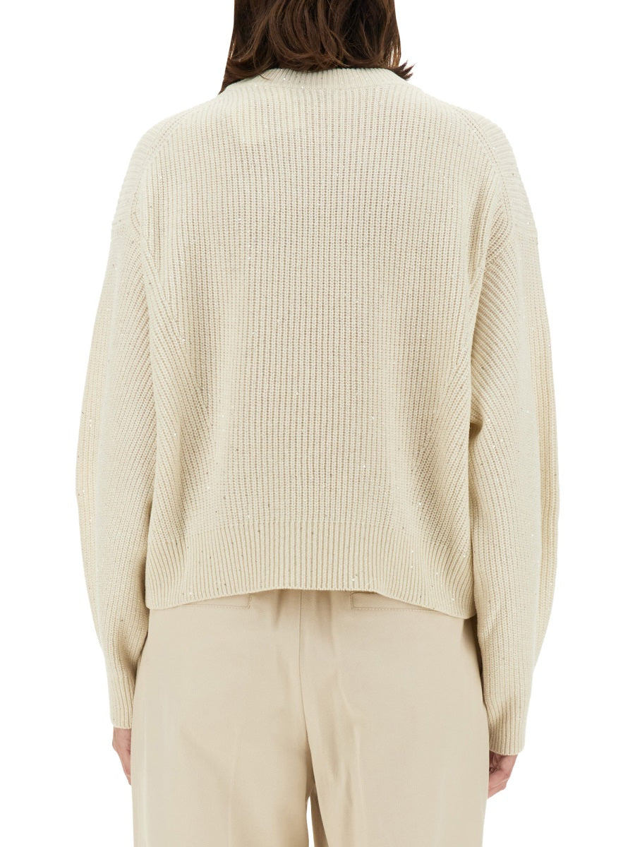 BRUNELLO CUCINELLI Cashmere Blend Sweater Size S