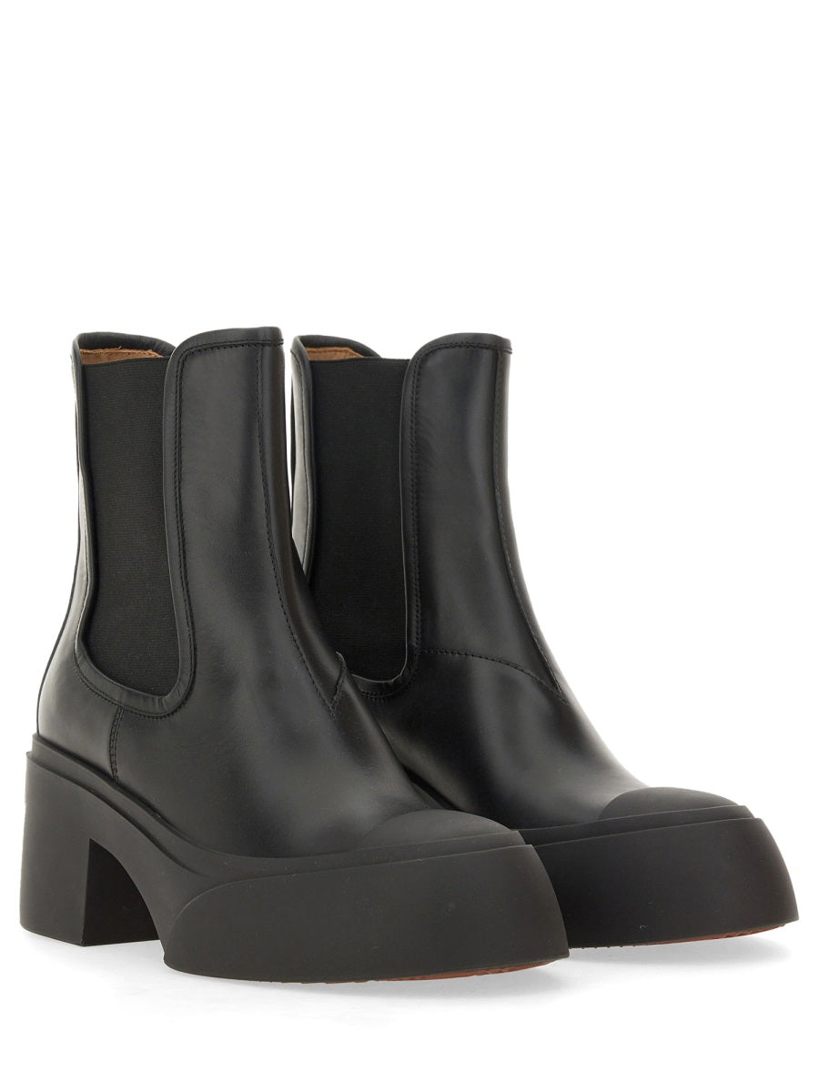 MARNI Leather Boot for Women - Autumn/Winter Collection