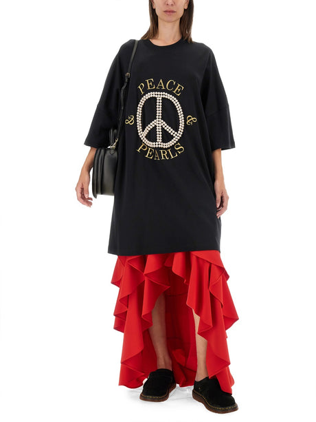 MOSCHINO Oversized Cotton Interlock Dress - Size 38