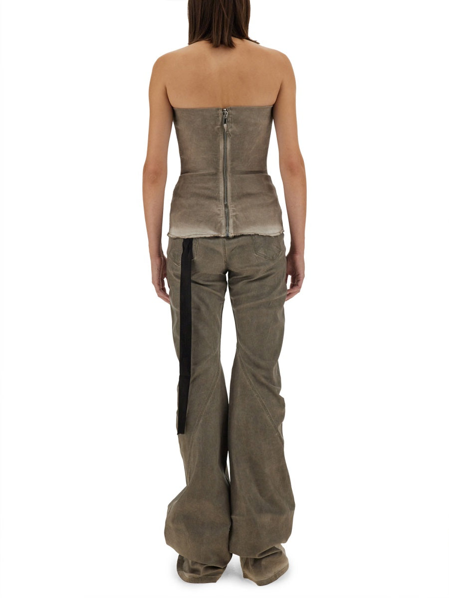 RICK OWENS DRKSHDW Mini Bustier Top for Women