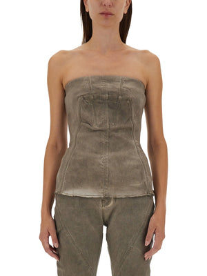 RICK OWENS DRKSHDW Mini Bustier Top for Women