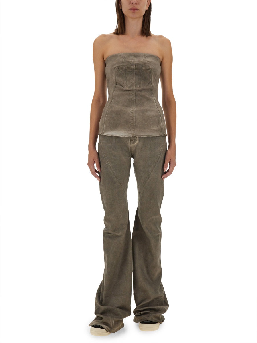 RICK OWENS DRKSHDW Mini Bustier Top for Women