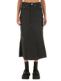 RICK OWENS Fashion-Forward Denim Skirt - Size 40 IT