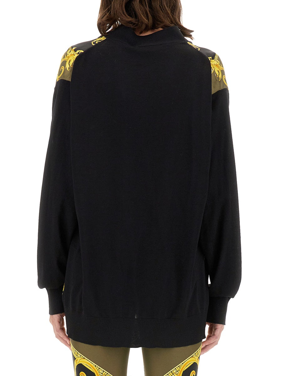 VERSACE Luxurious Twill Knit Sweater - Size 40 IT