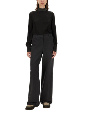 BRUNELLO CUCINELLI Wide Leg Trousers for Women - Fall/Winter 2024