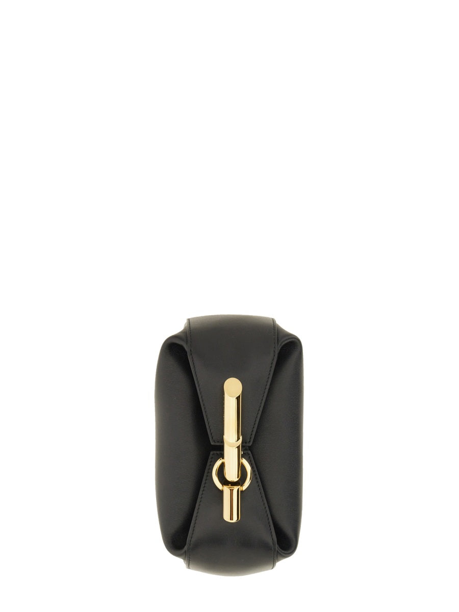 LANVIN Haute Séquence Leather Clutch Handbag