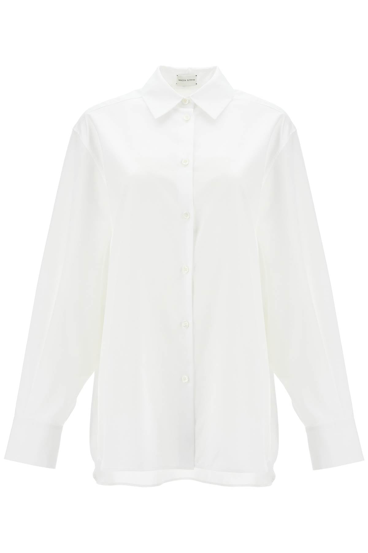 MAGDA BUTRYM Oversized Boxy Cotton Poplin Shirt (FR 34)