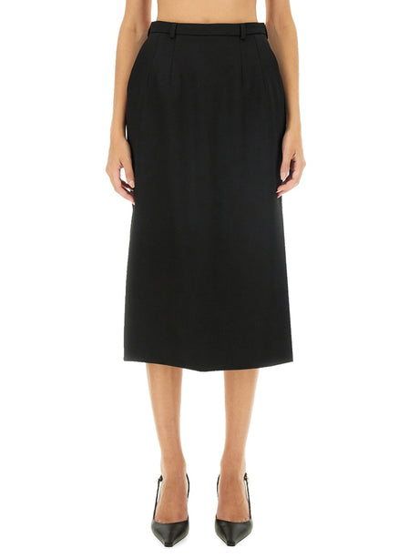 DOLCE & GABBANA Slim Fit Long Skirt - Size 40 IT