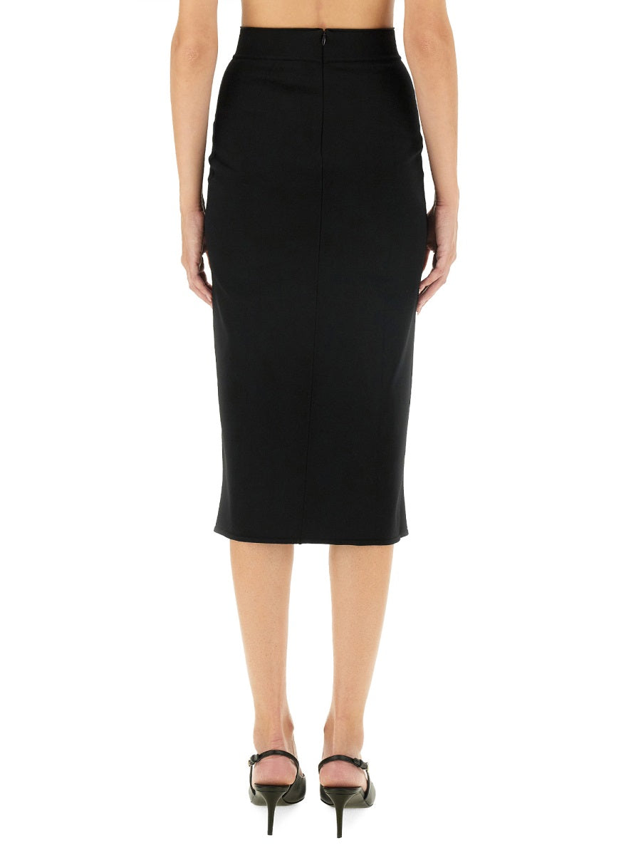 DOLCE & GABBANA Chic Slim Fit Long Skirt