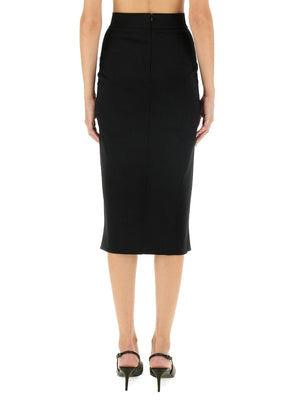 DOLCE & GABBANA Chic Slim Fit Long Skirt