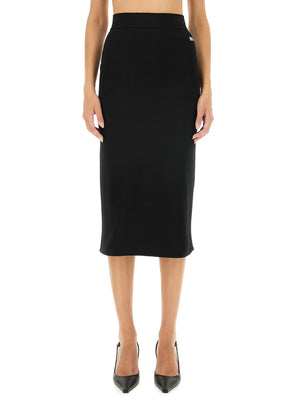 DOLCE & GABBANA Chic Slim Fit Long Skirt