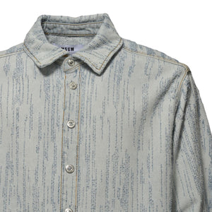 MSGM Denim Shirt for Men - P25 Collection