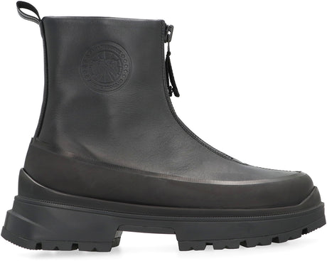 CANADA GOOSE Kya Leather Ankle Boots for Women