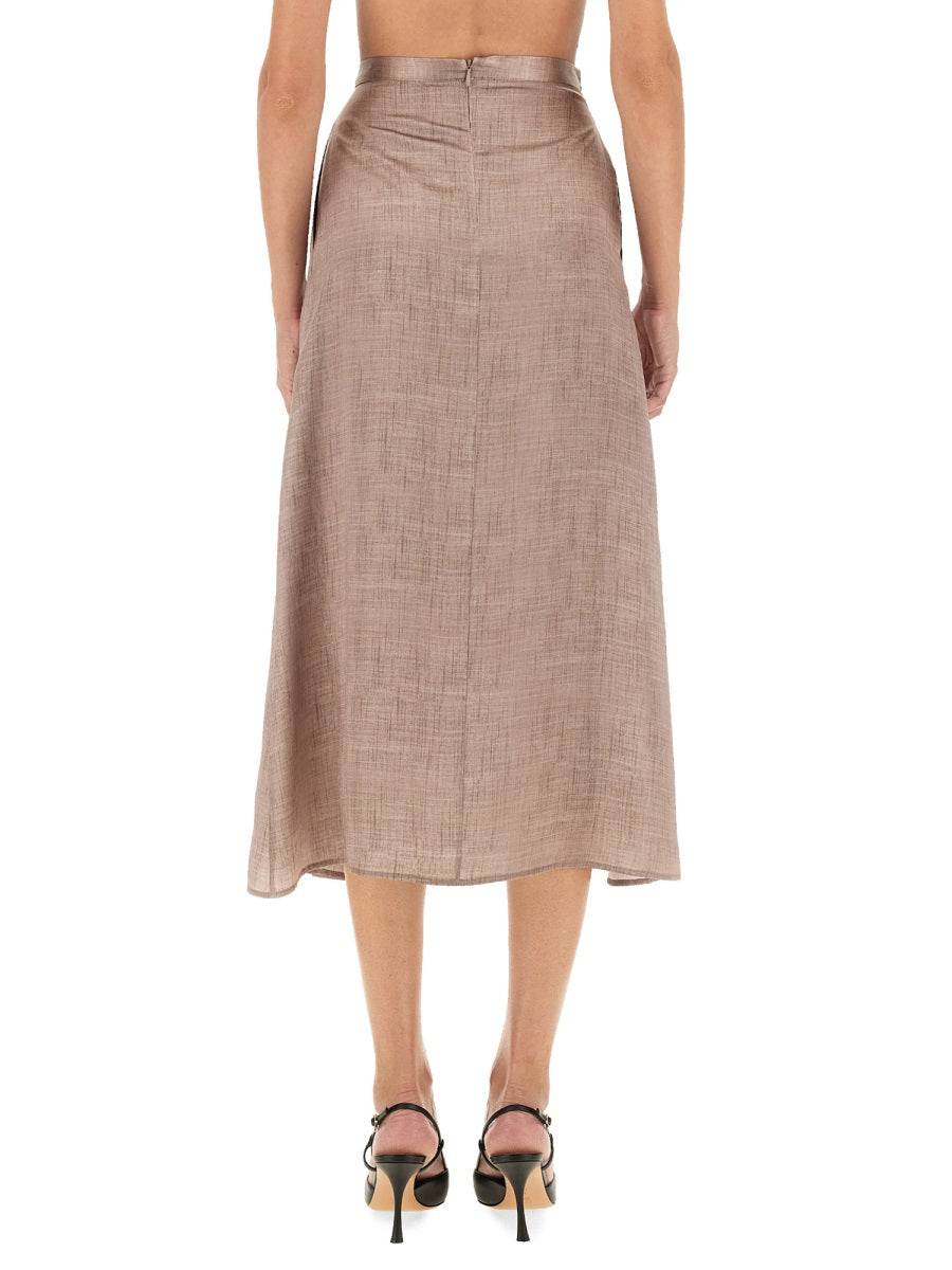 KITON Elegant Midi Skirt - Regular Fit, Size 40 IT