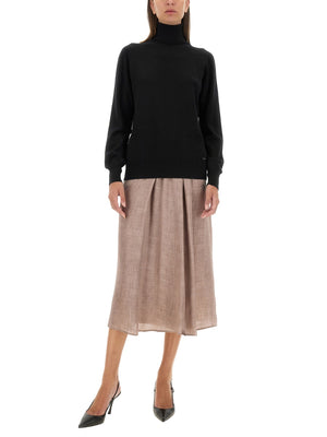 KITON Elegant Midi Skirt - Regular Fit, Size 40 IT