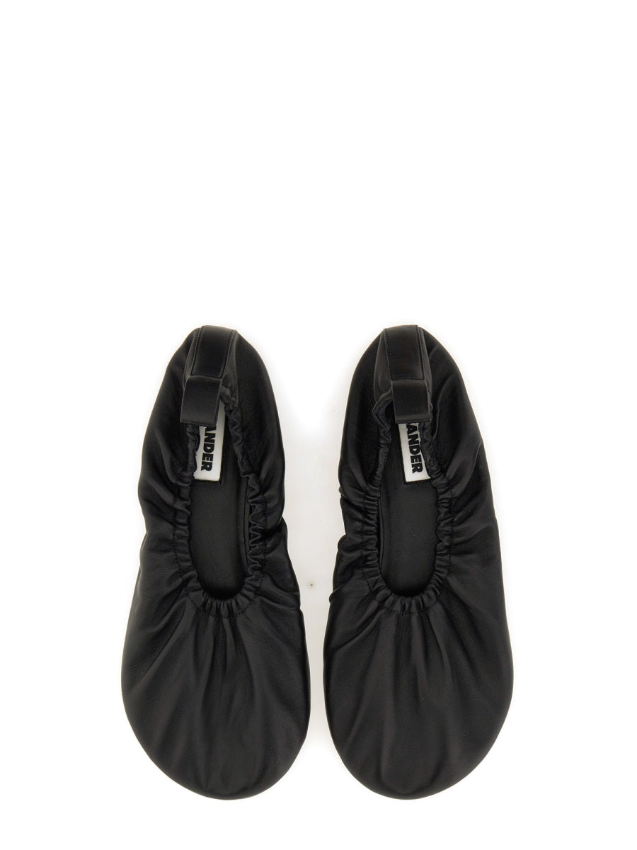 JIL SANDER Nappa Ballerina Flats