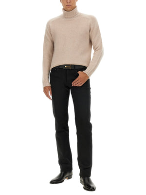 TOM FORD Men's Turtleneck Shirt - Size 50 IT