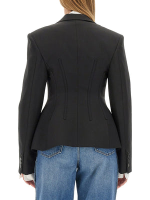 STELLA McCARTNEY Sculpted Jacket - Women's Regular Fit Size 40