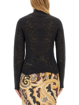 ETRO Jacquard Knit Sweater - Size 40 IT