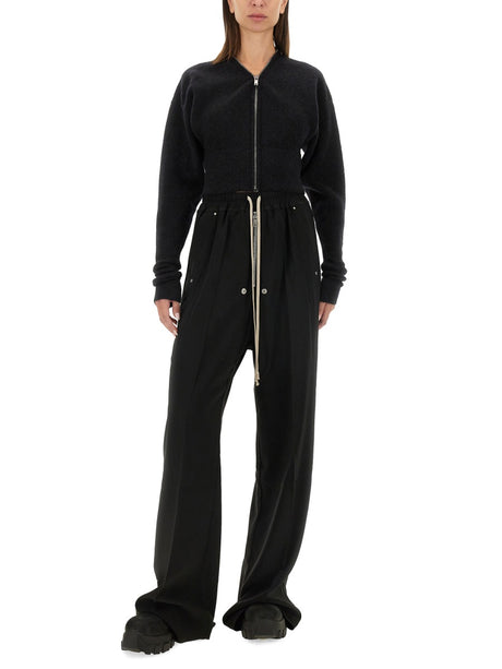 RICK OWENS Women's Regular Fit Jacket with Zip - Size S