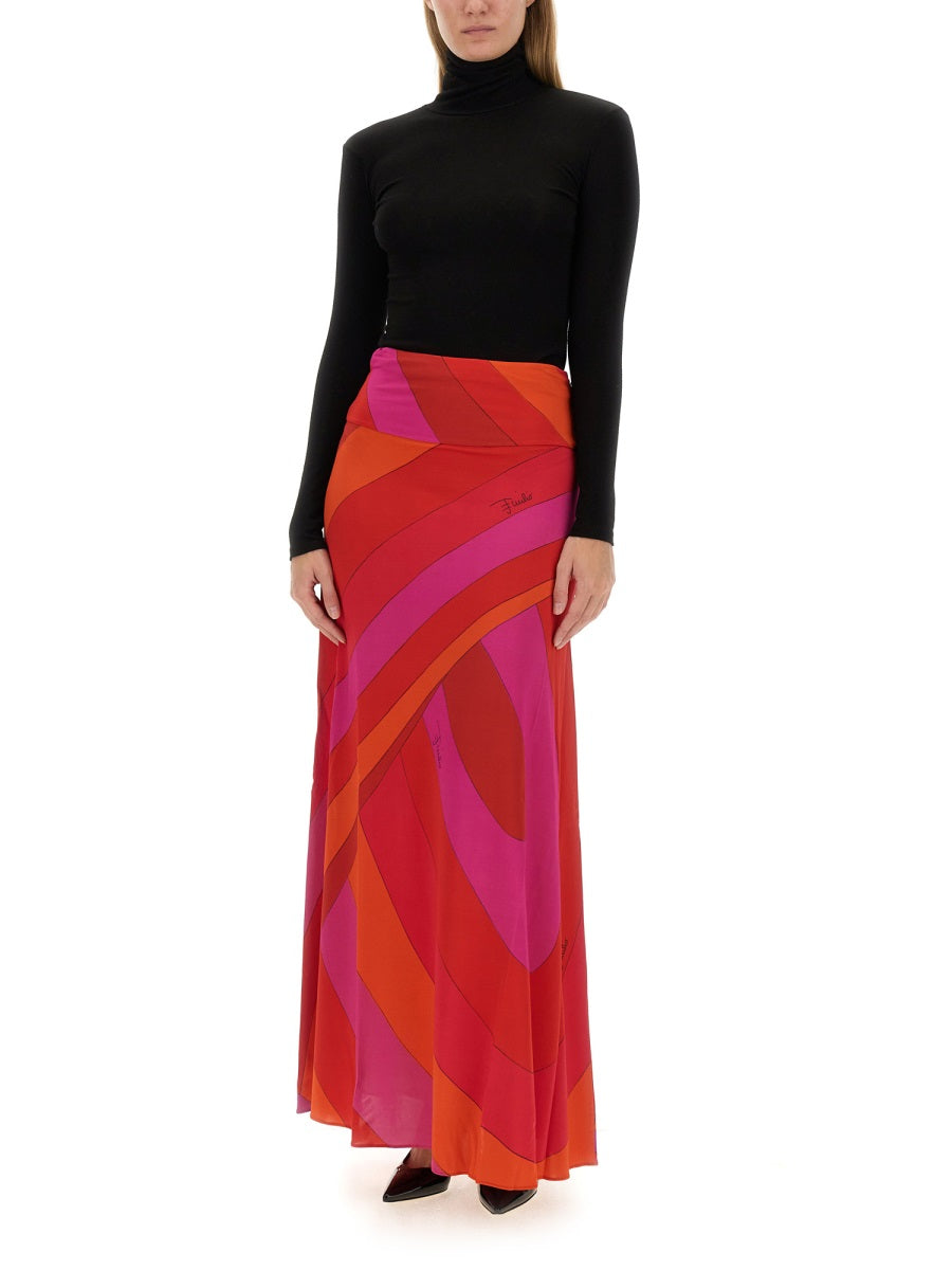 PUCCI Slim Fit Long Skirt Size 40