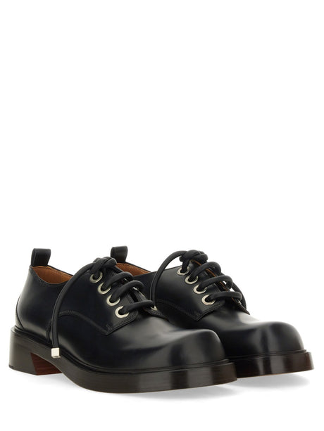 ALEXANDER McQUEEN Men's Leather Derby Dress Shoes - FW24 Edition